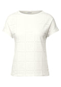 T-Shirt mit Lochmuster