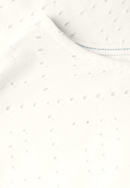 T-Shirt mit Lochmuster