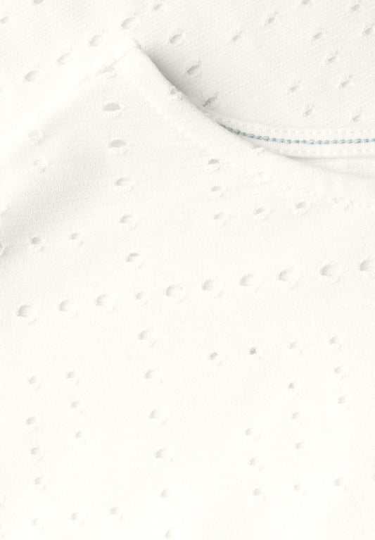 T-Shirt mit Lochmuster