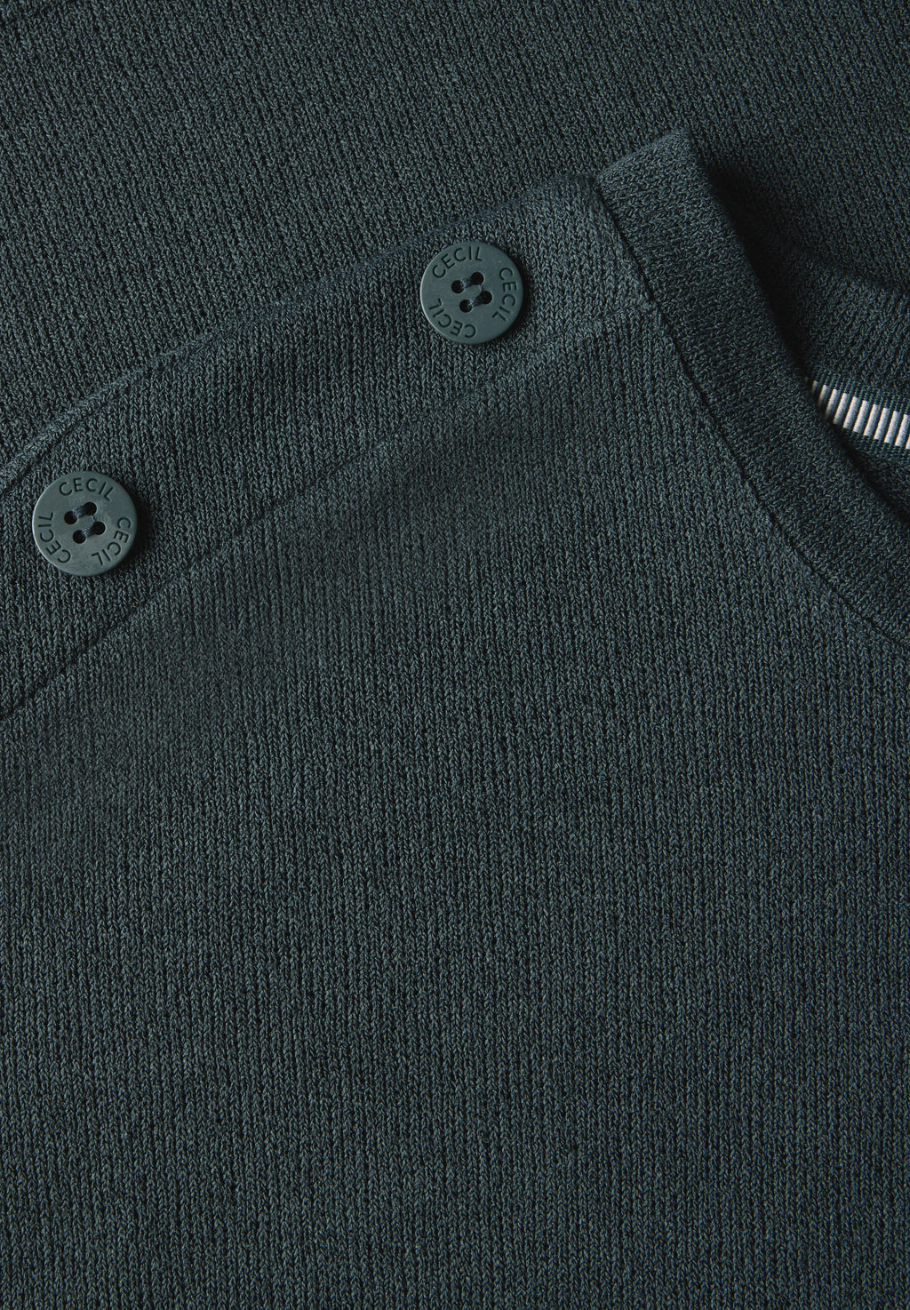 Strukturshirt mit Knöpfen