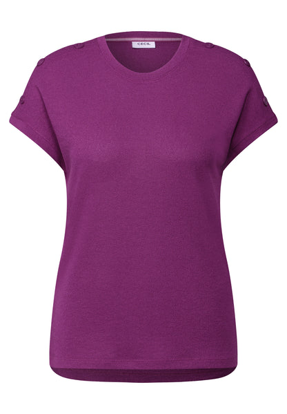 Strukturshirt mit Knöpfen