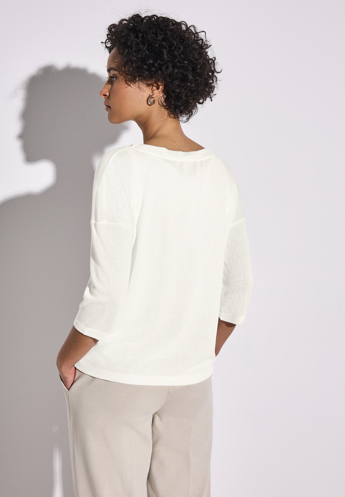 Strick-Look Shirt