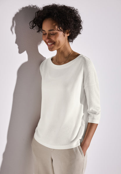 Strick-Look Shirt