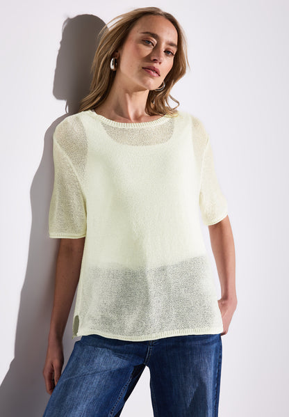Kurzarmpullover