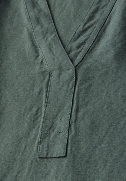 Split Neck Kleid