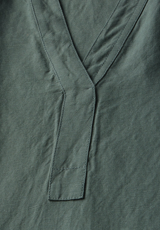 Split Neck Kleid