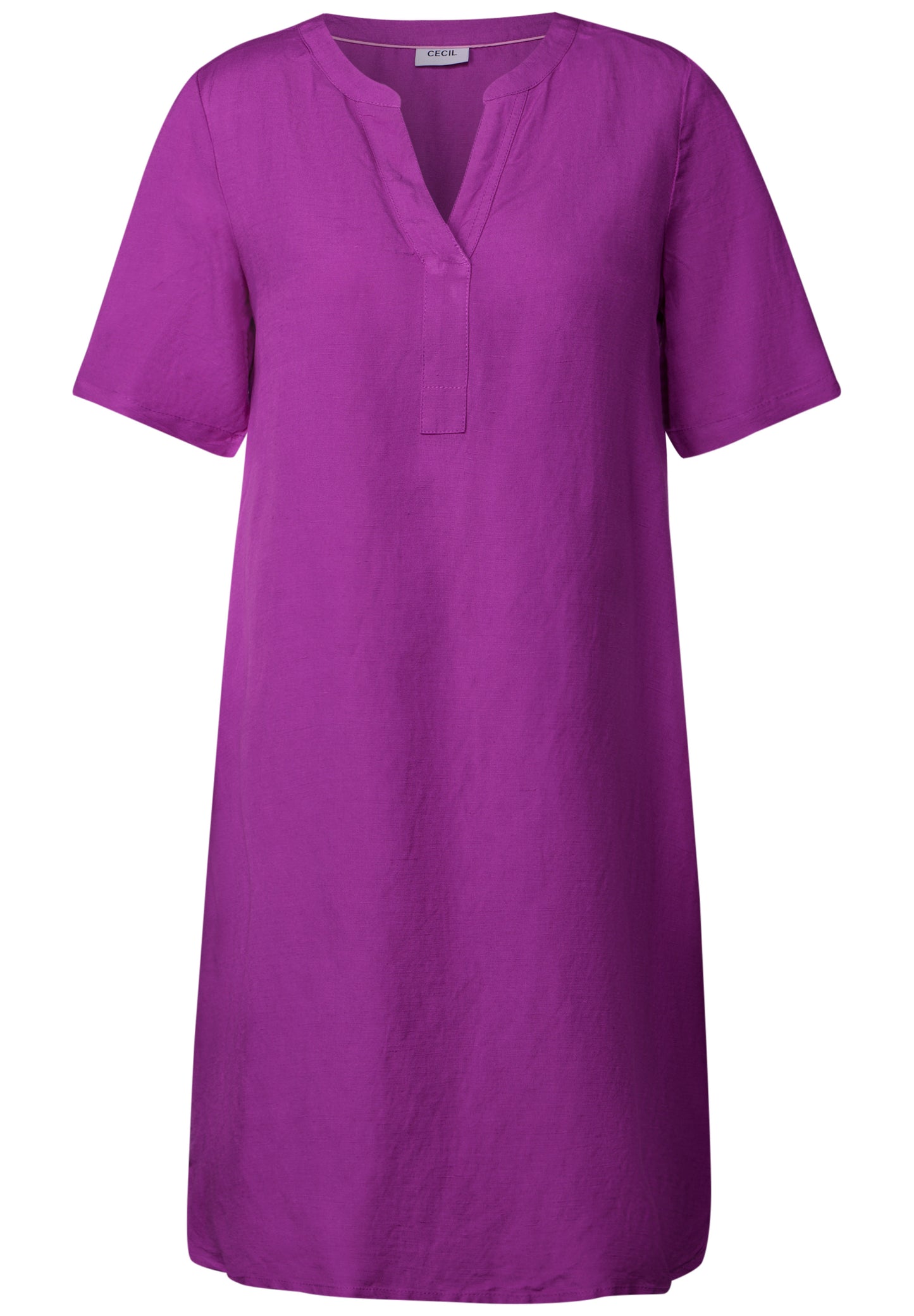 Split Neck Kleid