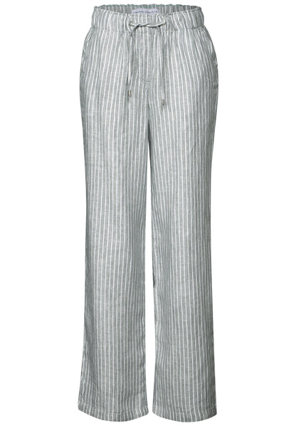 Wide Leg Leinenhose