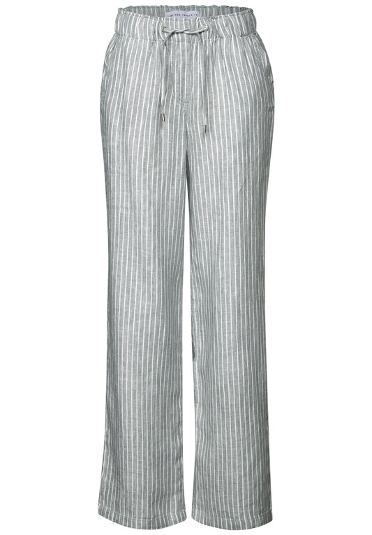 Wide Leg Leinenhose