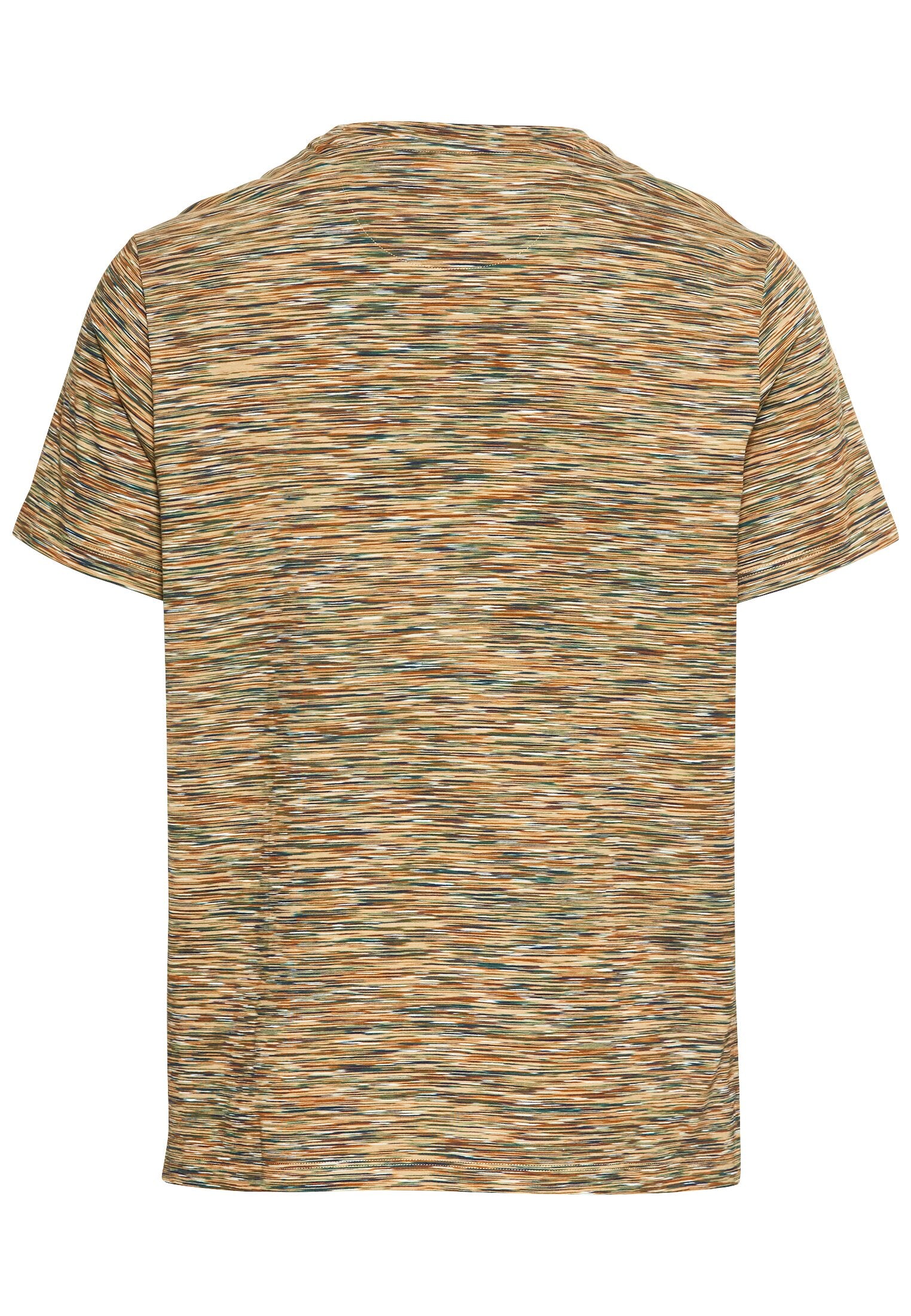 Kurzarmshirt mit geripptem Kragen