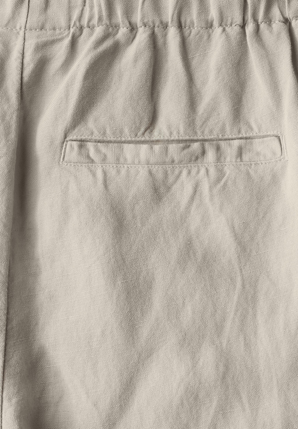 Wide Leg Hose aus Leinenmix