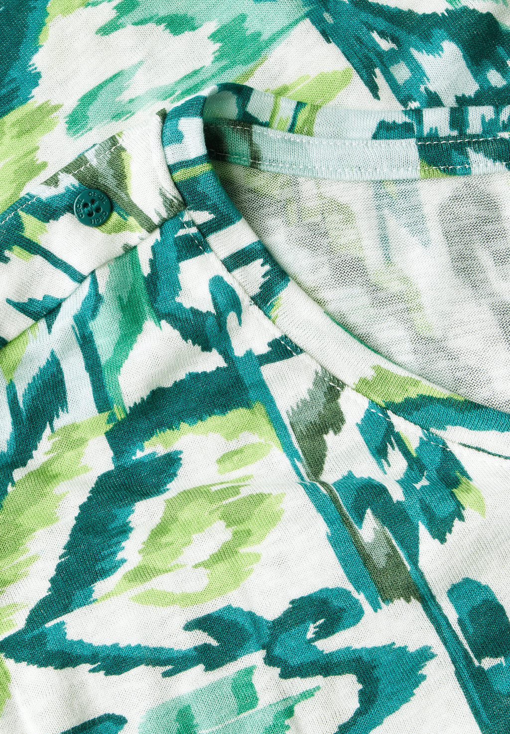 Bedrucktes Leinen-Look Shirt