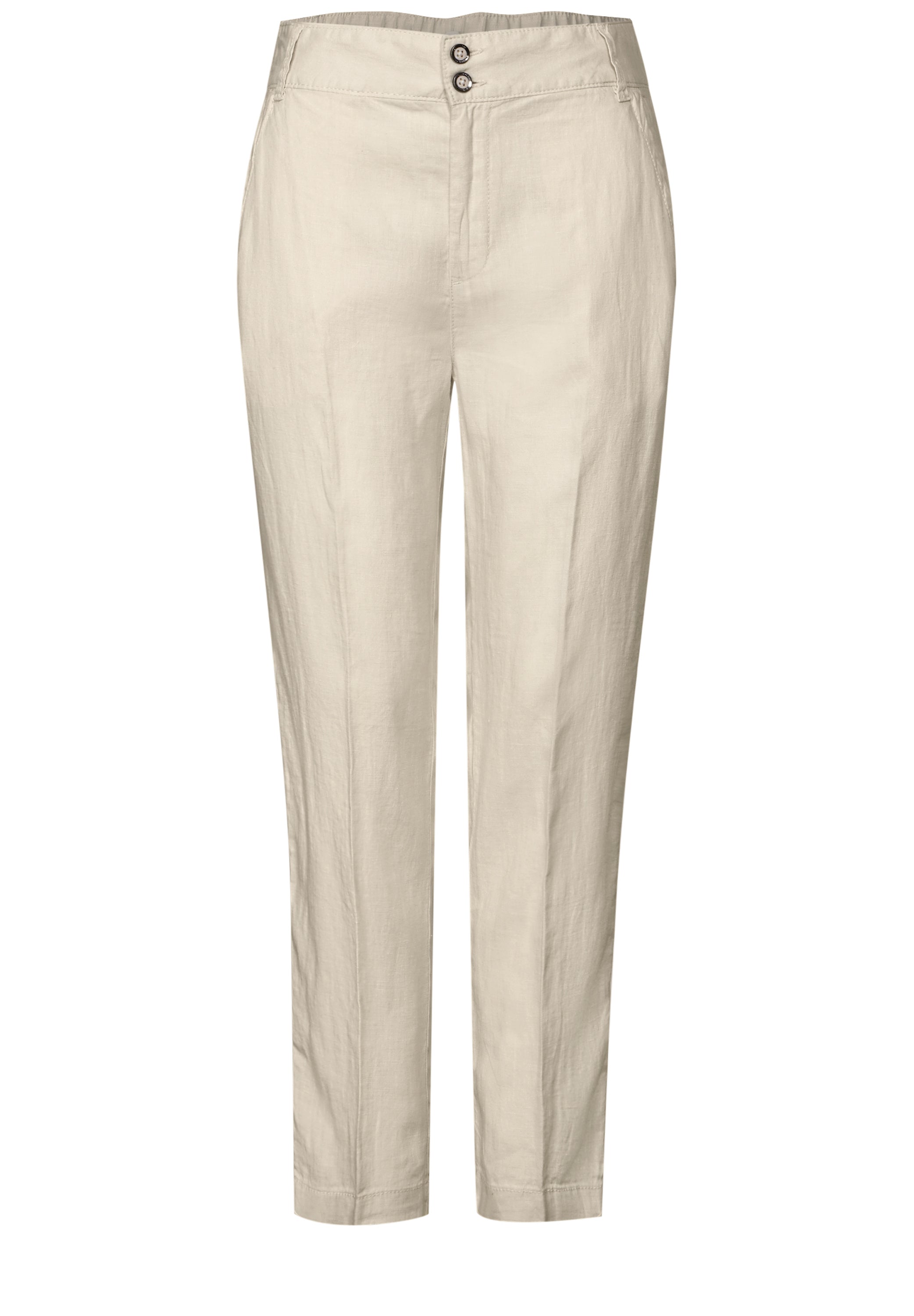 Leinen-Chino im Casual Fit