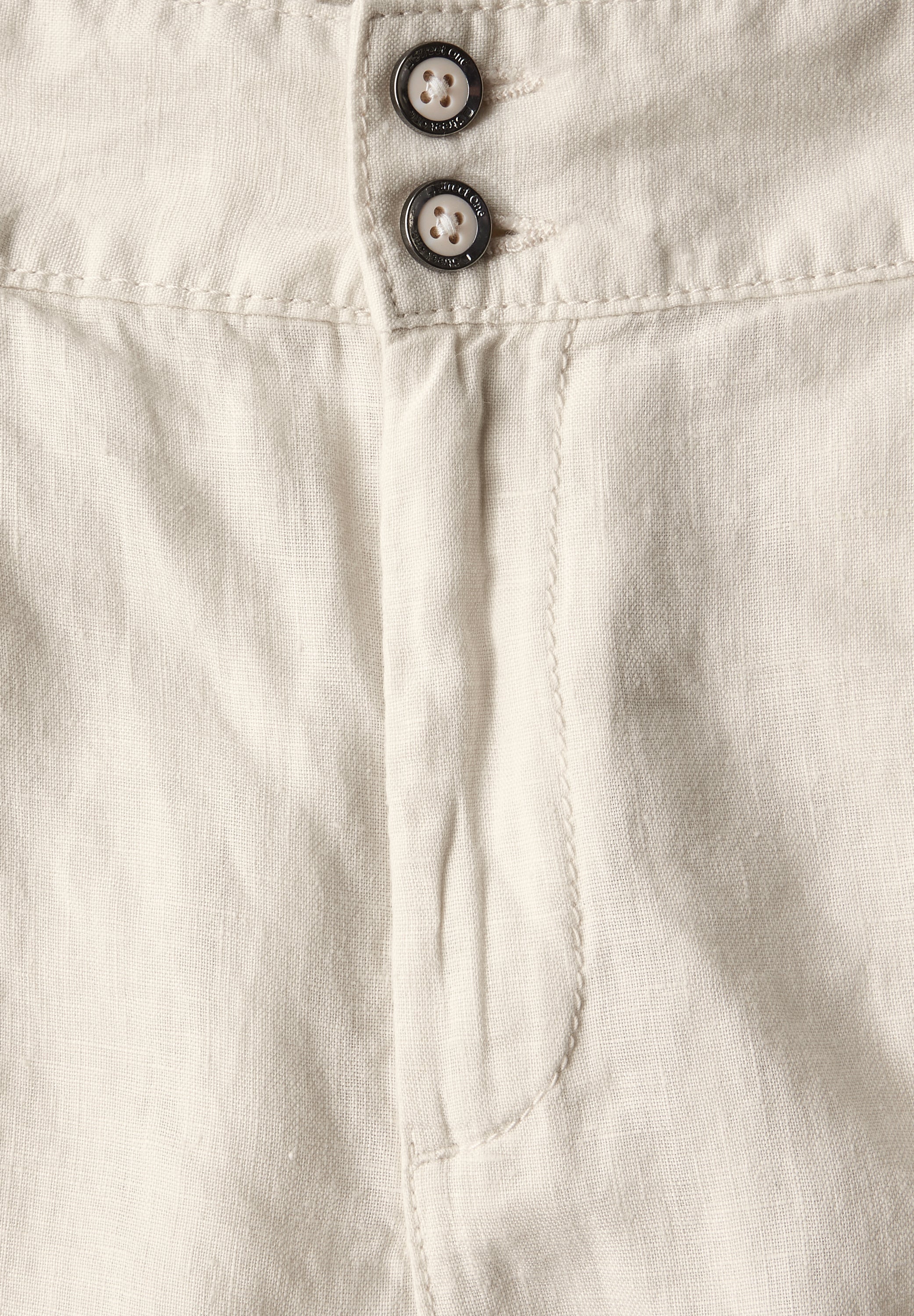 Leinen-Chino im Casual Fit