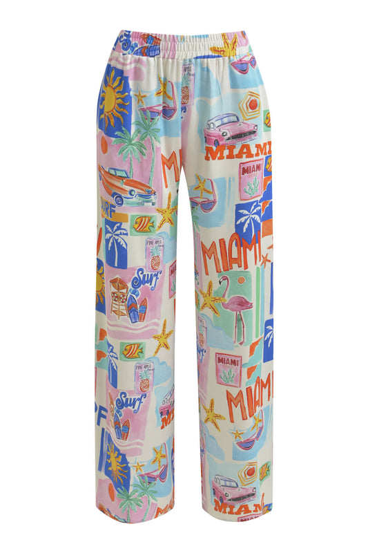 wideleg pants with elastic waist