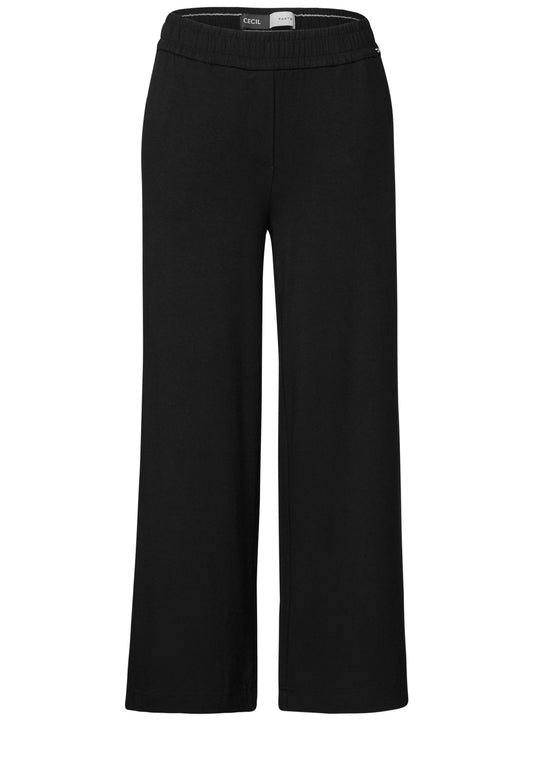 Wide Leg Jersey-Hose