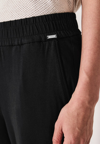 Wide Leg Jersey-Hose