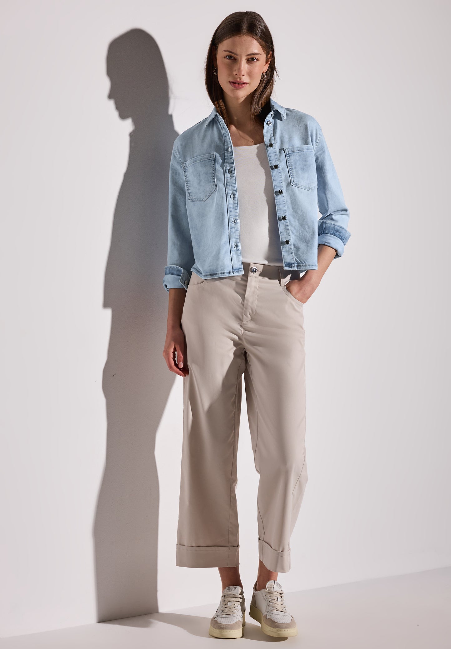 Denim Hemdbluse