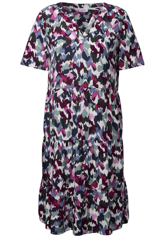 Gemustertes Kleid