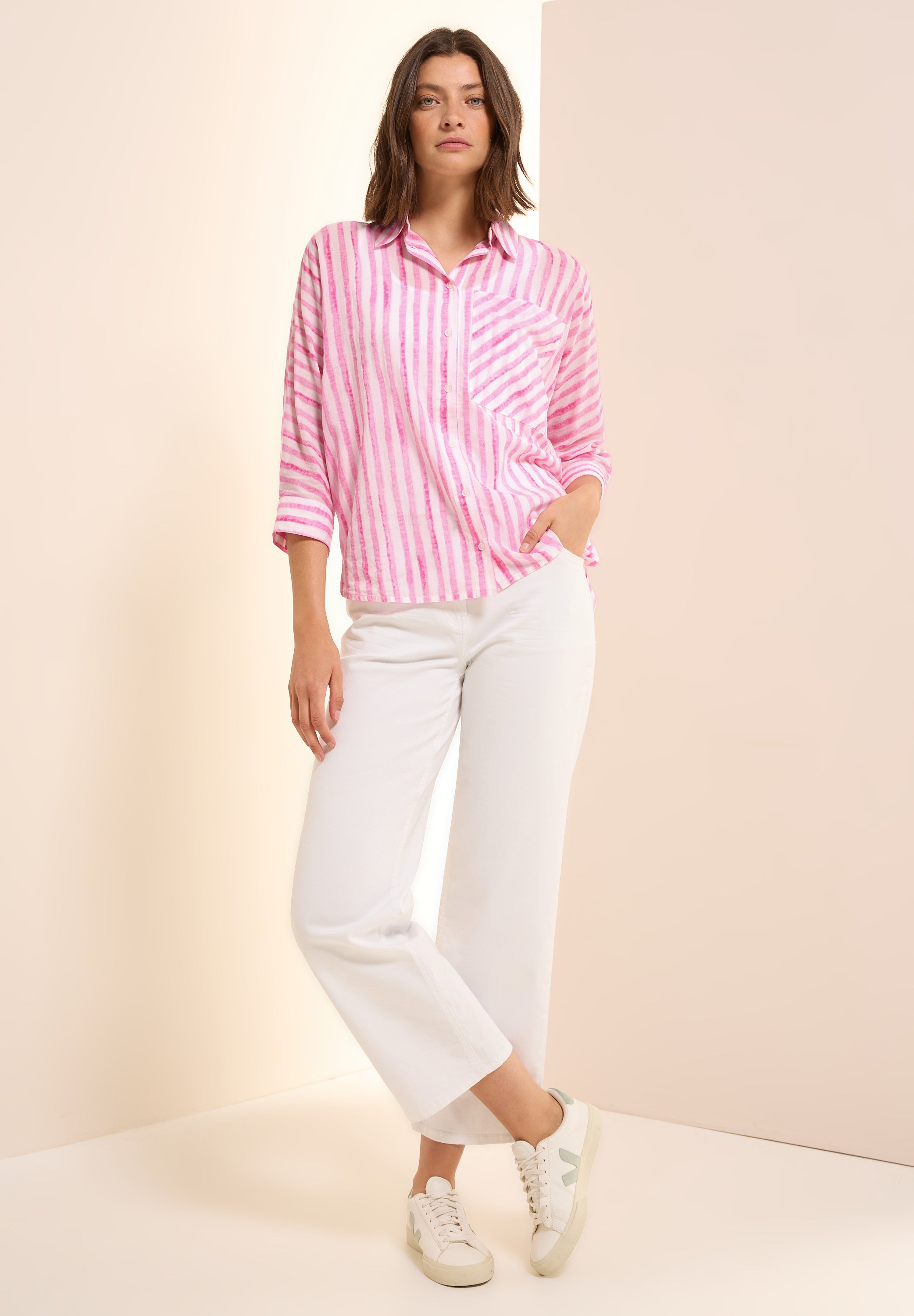 Gestreifte Hemdbluse