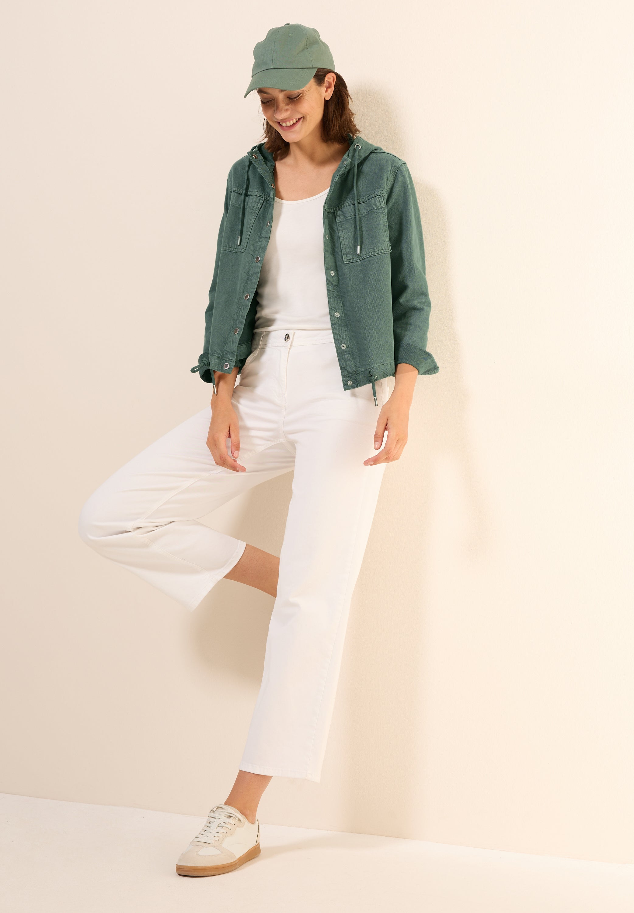 Overshirt mit Kapuze