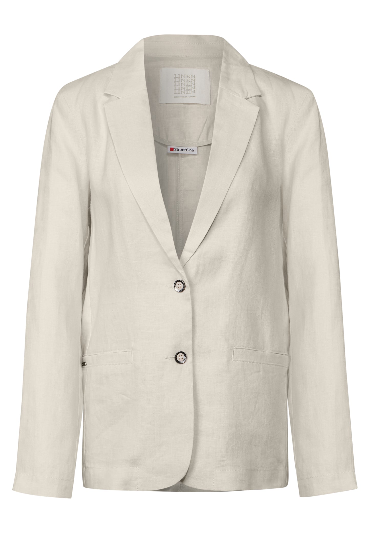 Langer Leinenblazer