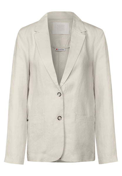 Langer Leinenblazer