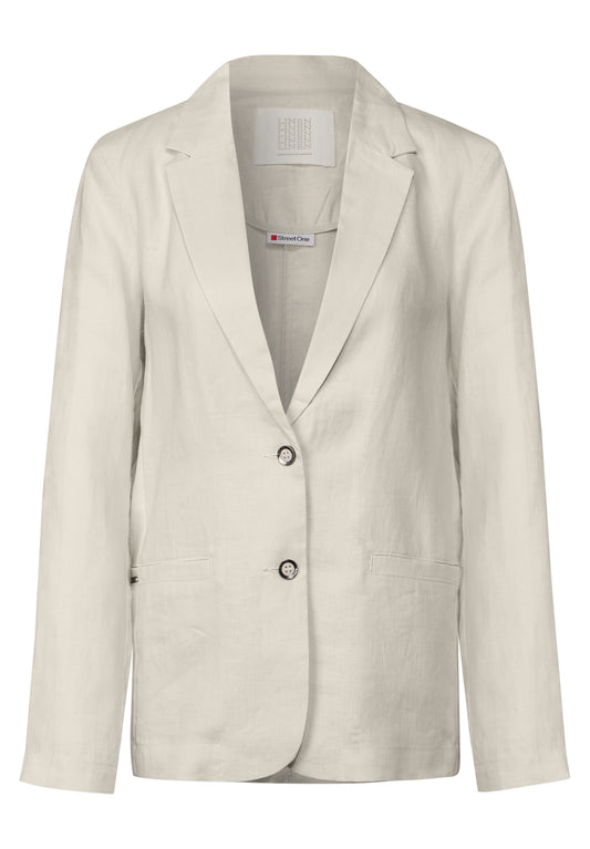 Langer Leinenblazer
