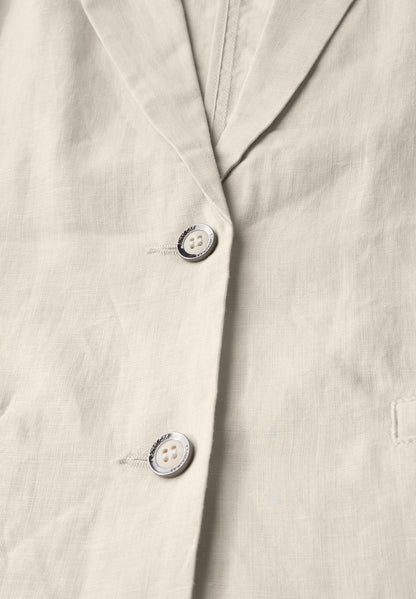 Langer Leinenblazer