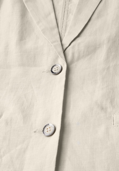 Langer Leinenblazer