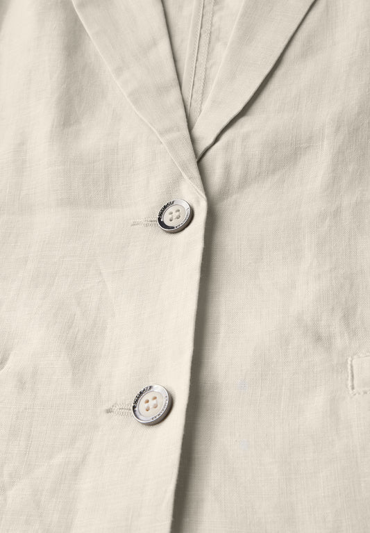 Langer Leinenblazer