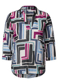 Gemusterte Bluse