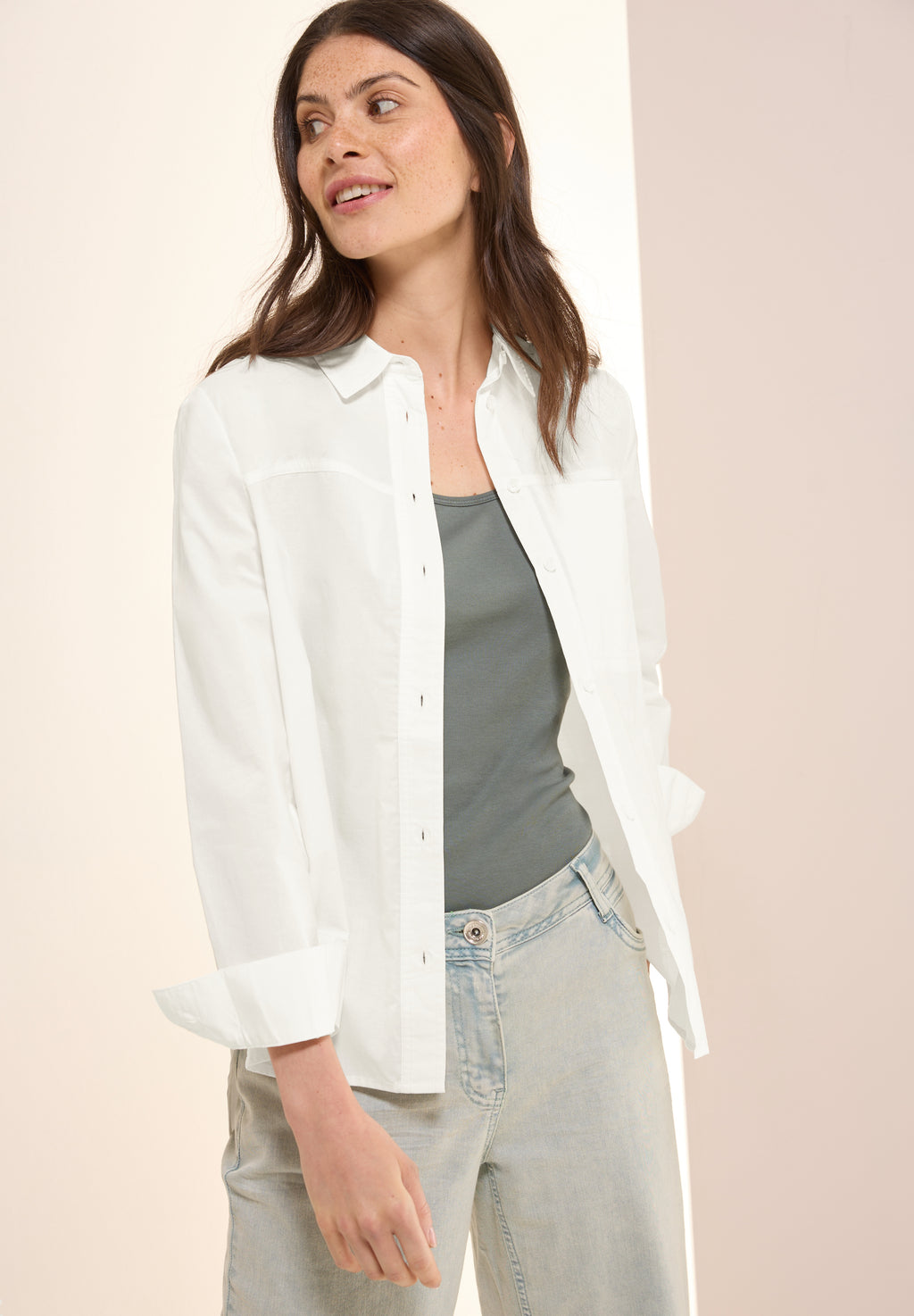 Sommerliche Hemdbluse