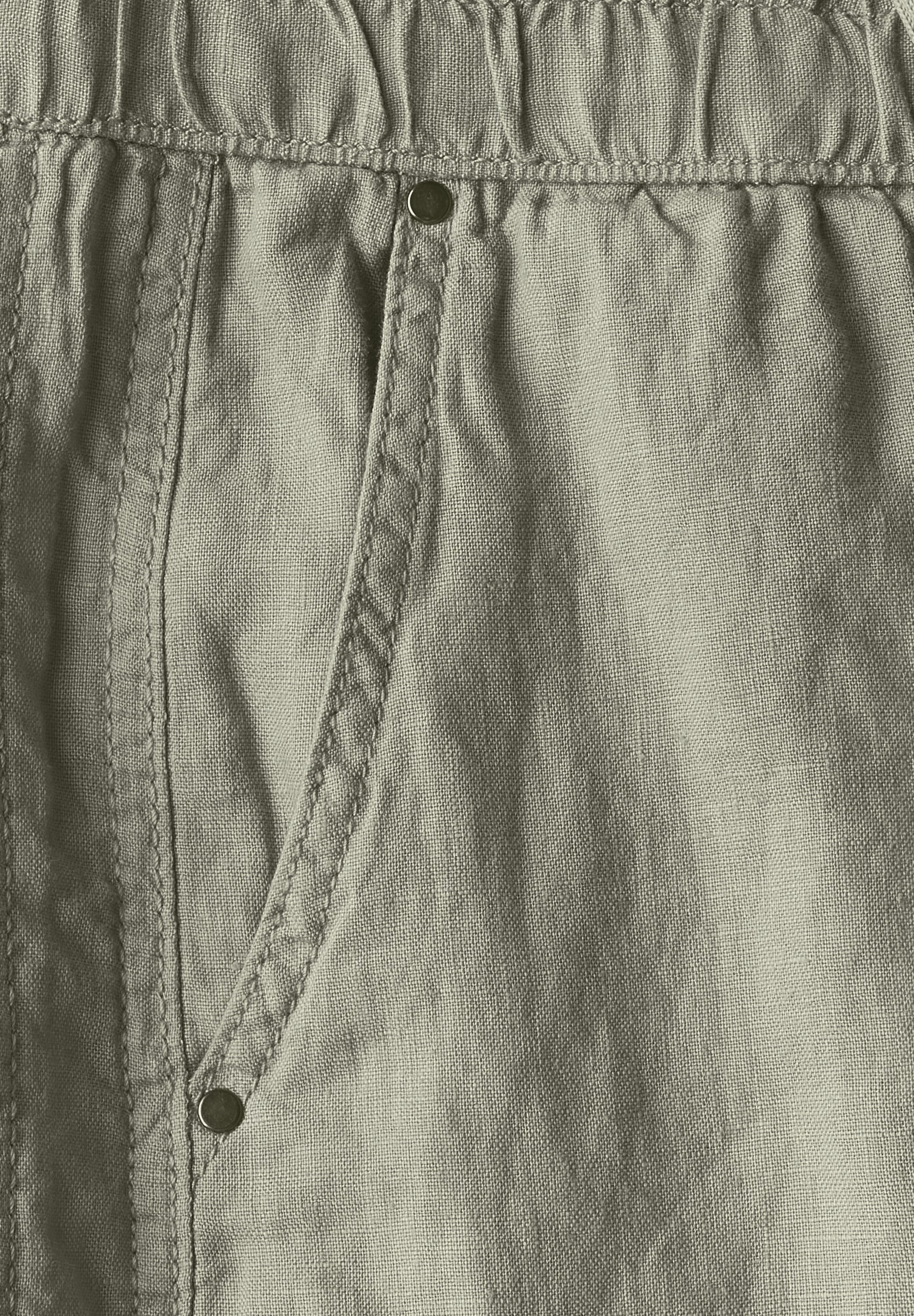 Leinenhose im Cargo-Look