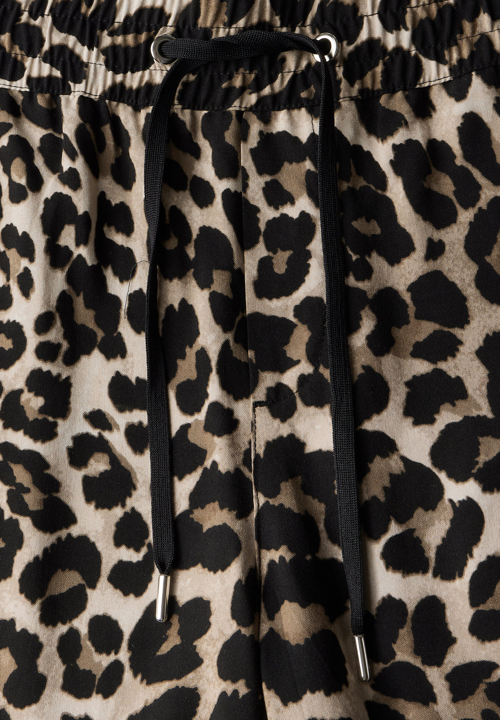 Gemusterte Wide Leg Hose