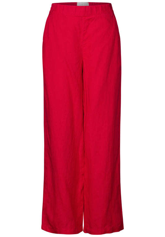 Wide Leg Leinenhose
