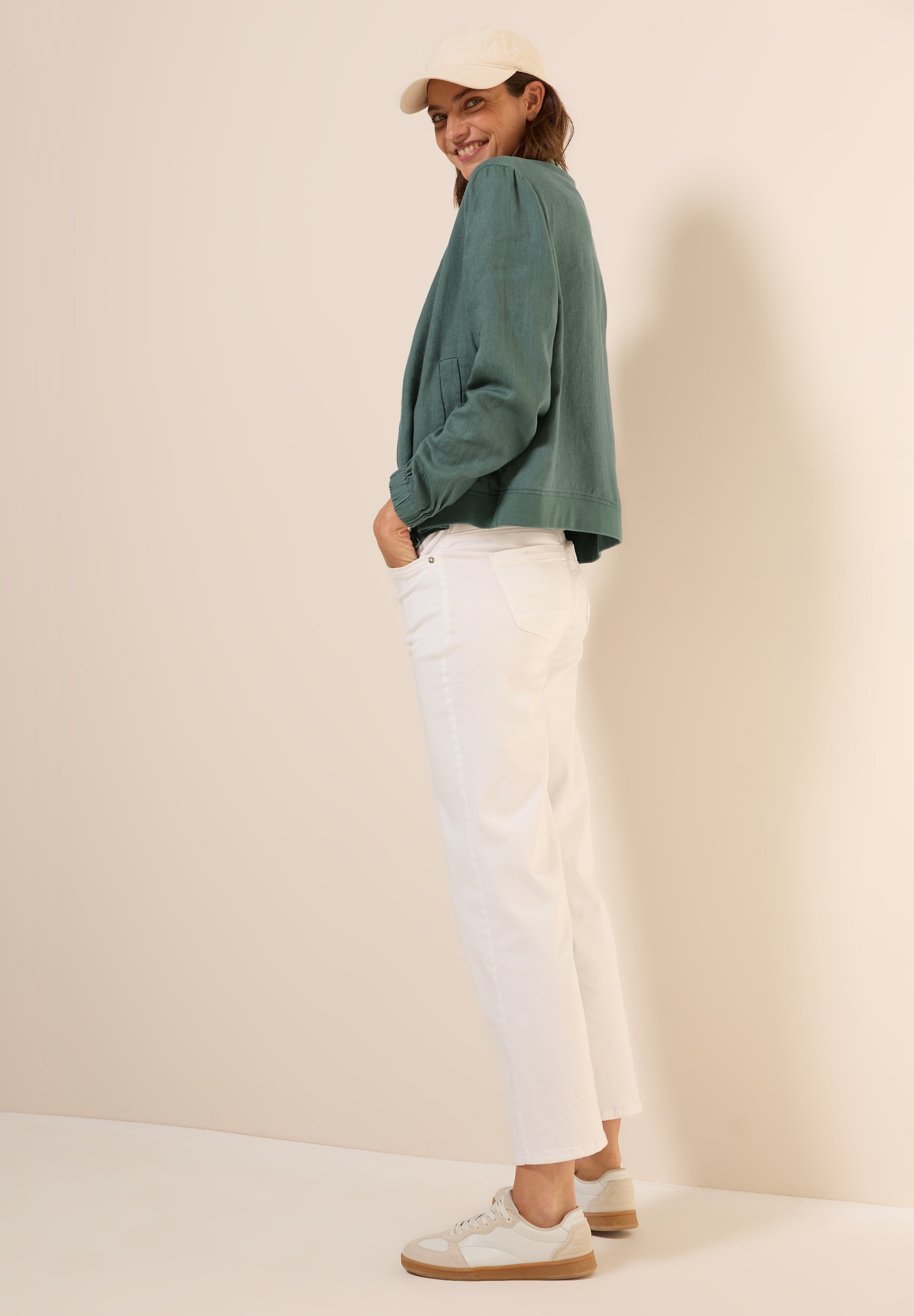 Leichter Leinen-Blouson