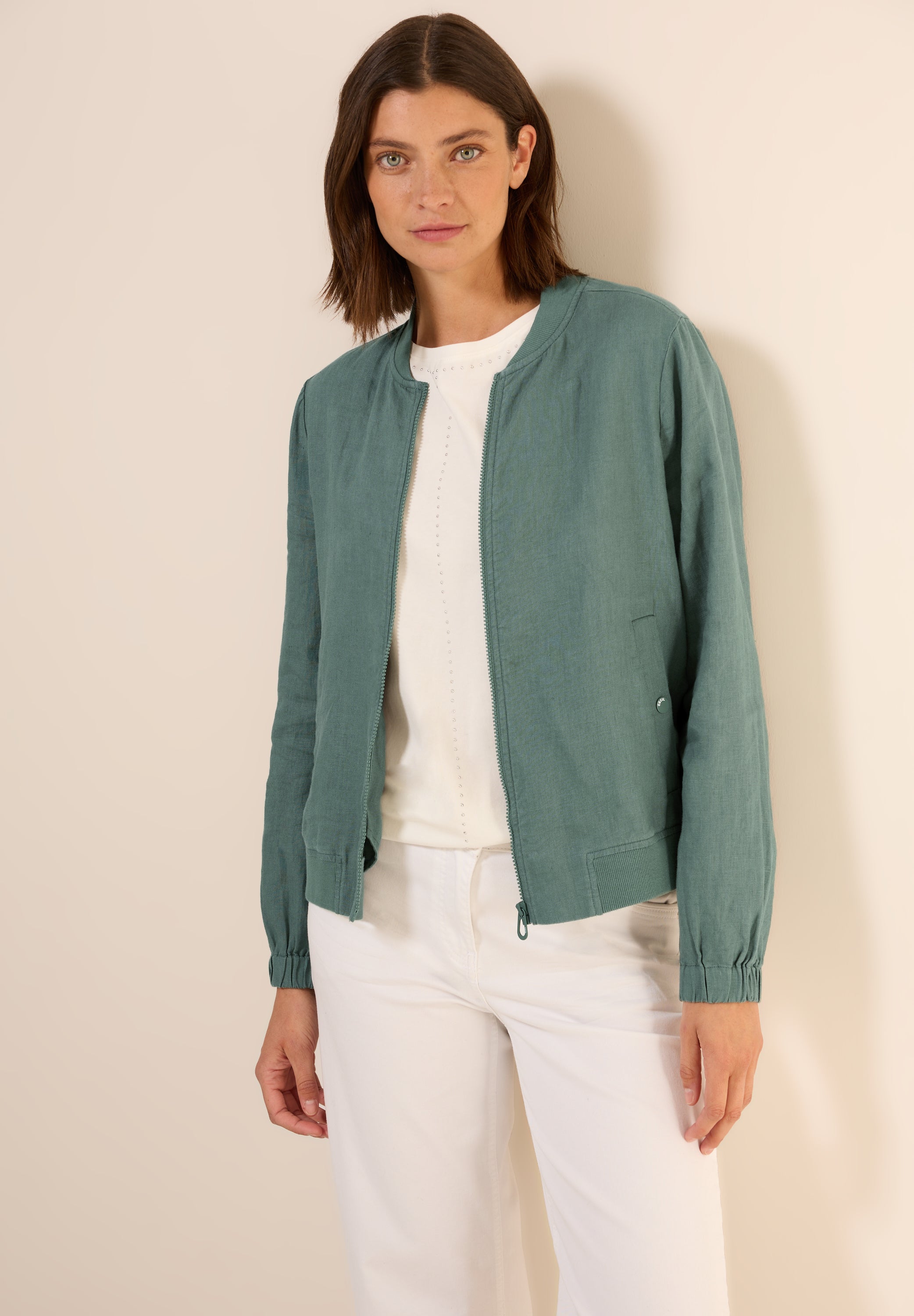 Leichter Leinen-Blouson