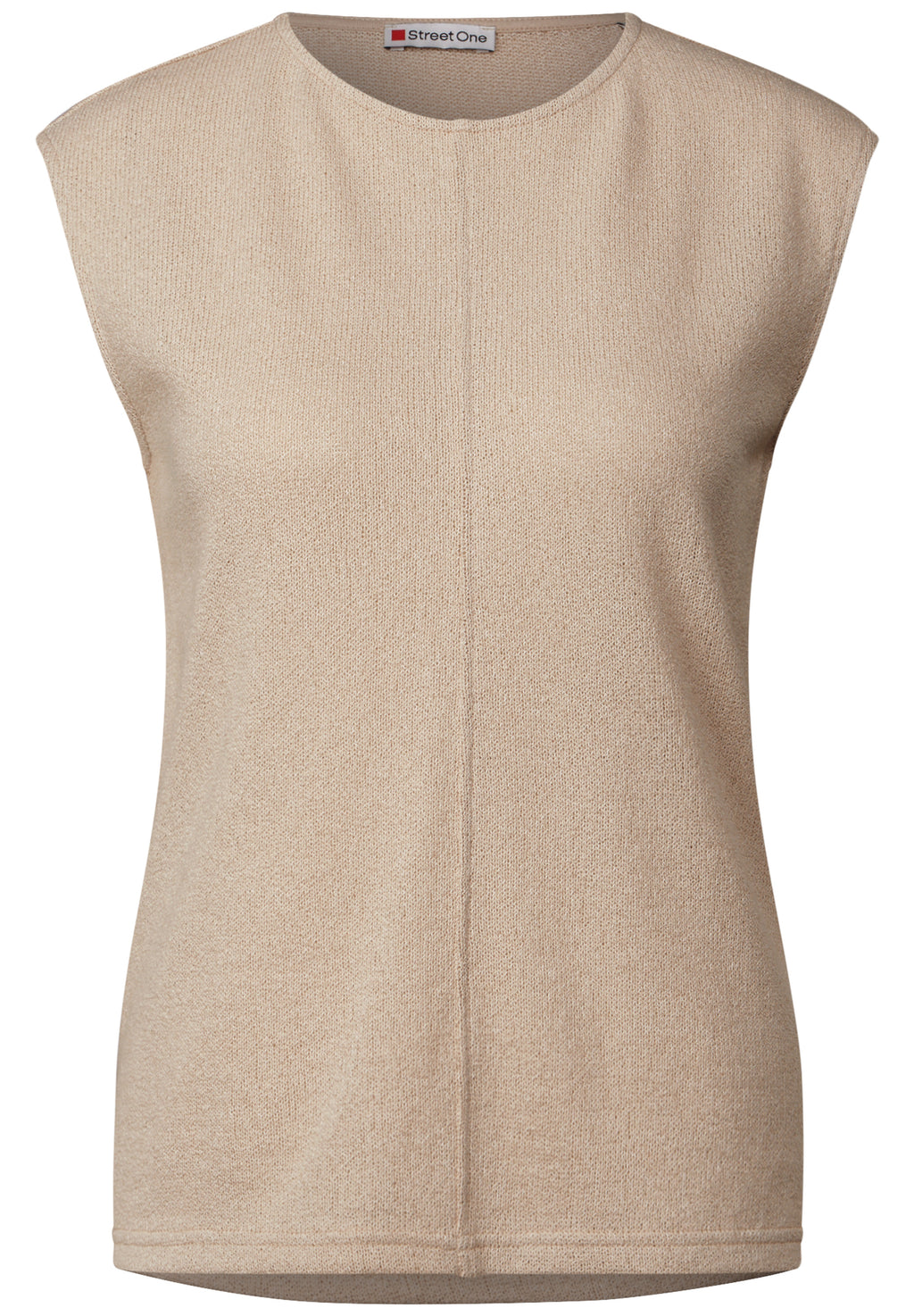 Top im Strick-Look