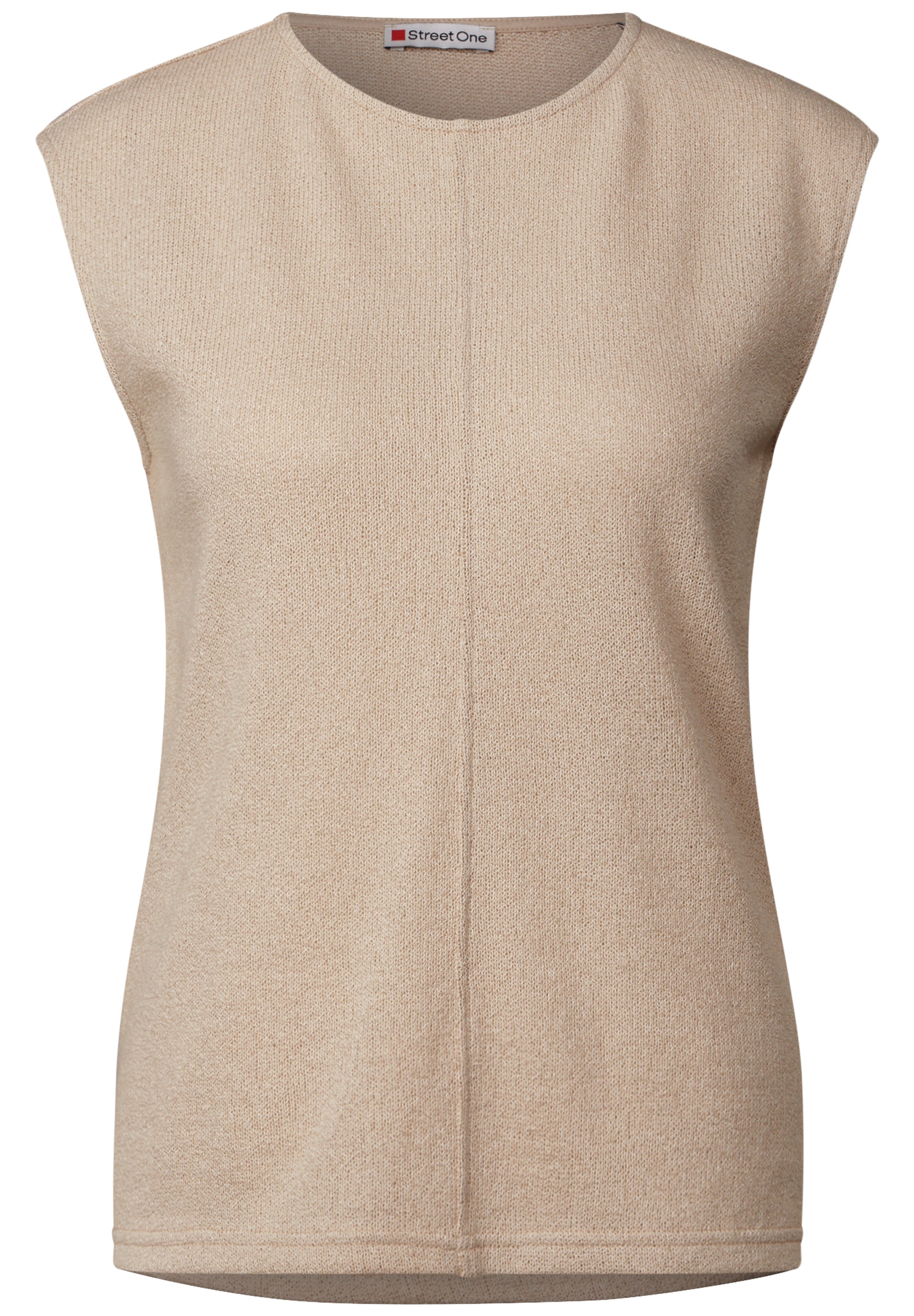 Top im Strick-Look