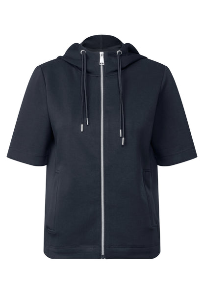 Kurzarm Sweatjacke