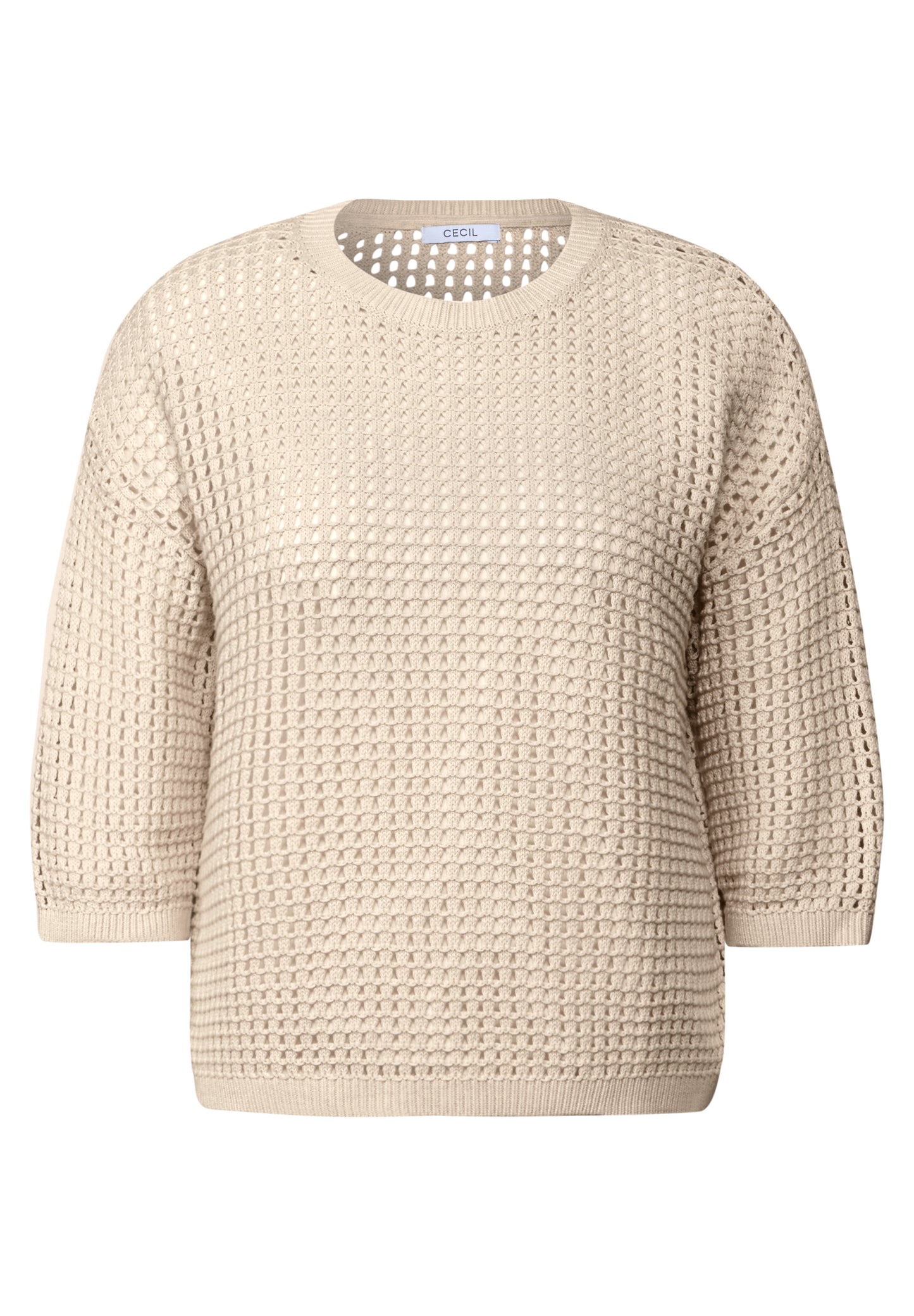 Pullover im Häkel-Optik