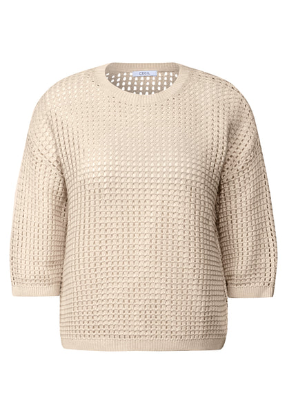 Pullover im Häkel-Optik