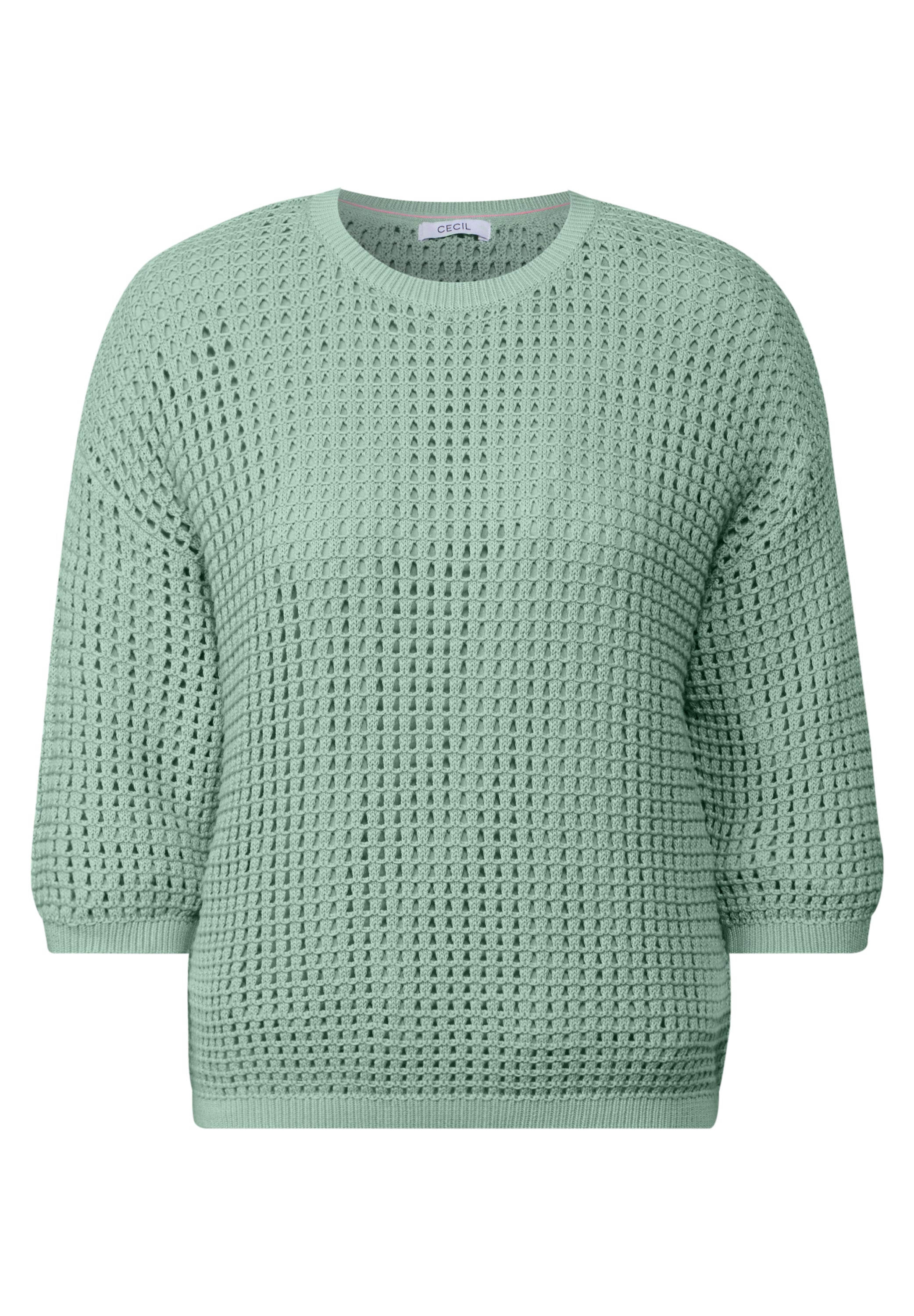 Pullover im Häkel-Optik