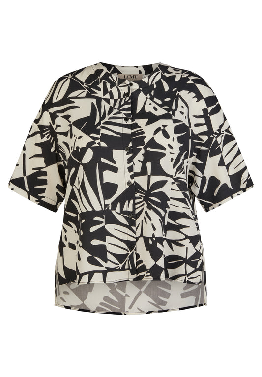 Bluse | Noir Flora