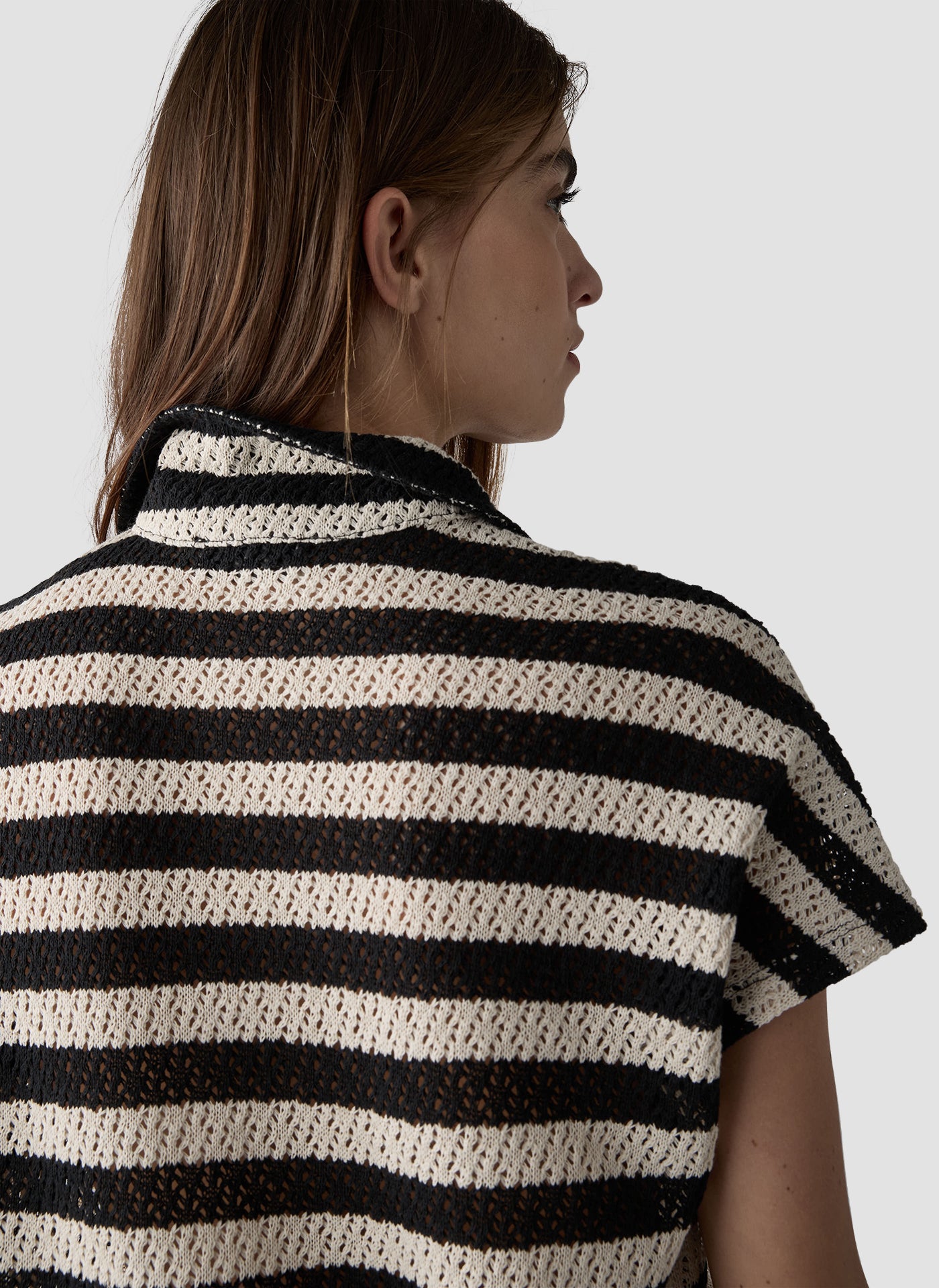 Shirt Strick | Noir Flora
