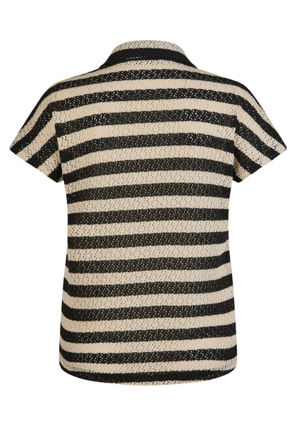 Shirt Strick | Noir Flora