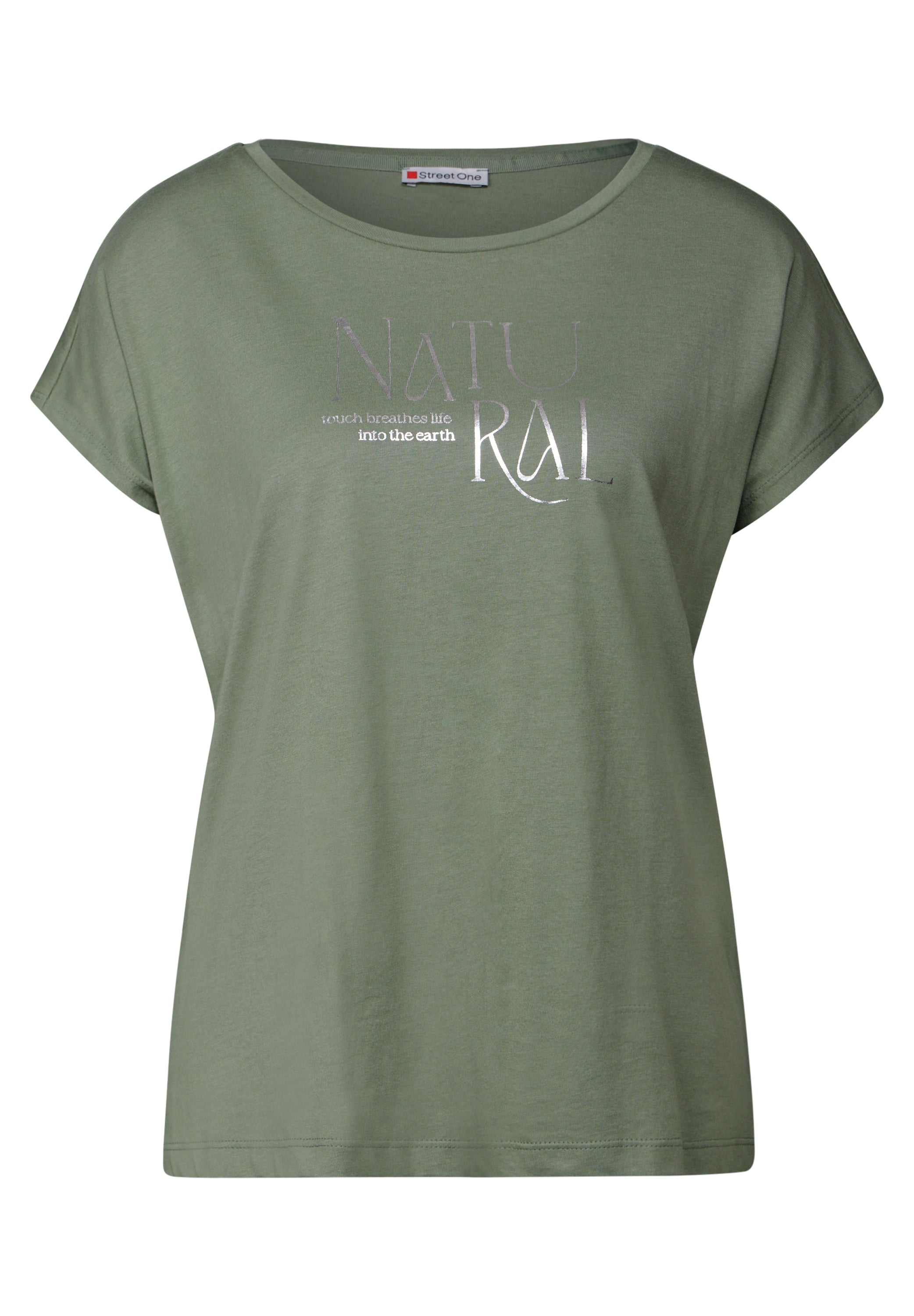 Shirt mit Glitzer-Wording