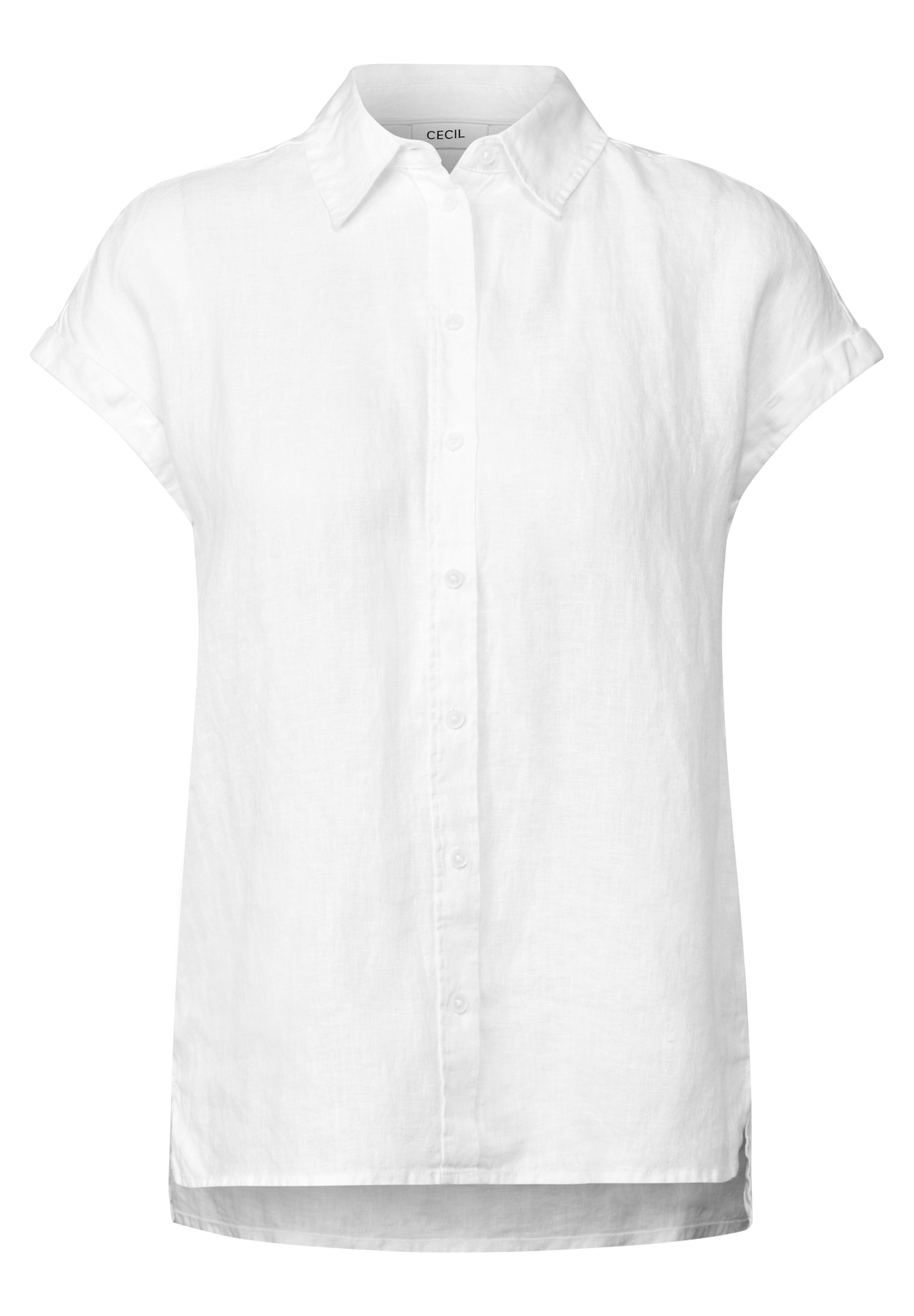 Leinen-Hemdbluse