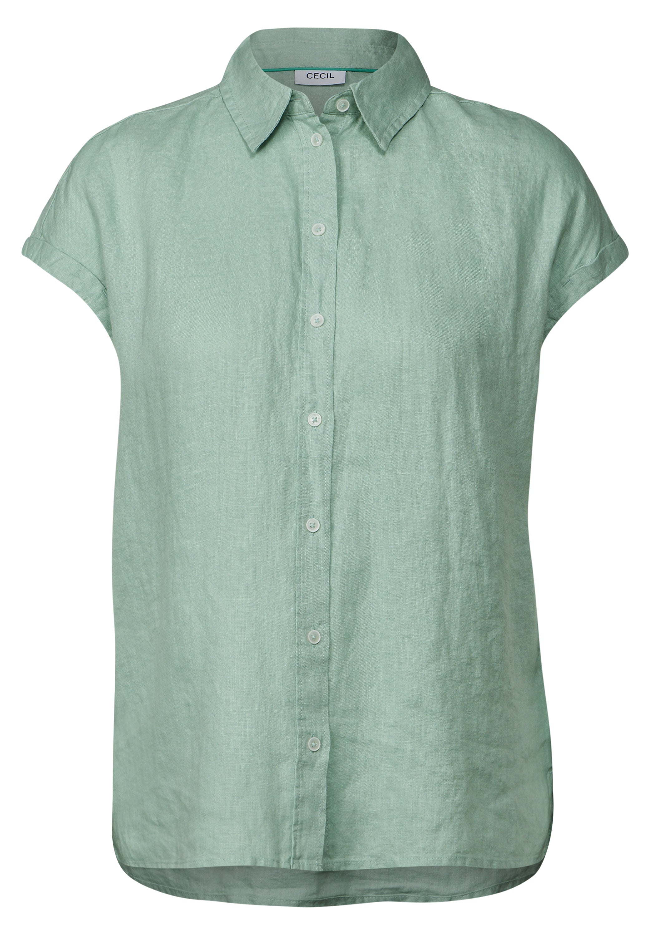 Leinen-Hemdbluse